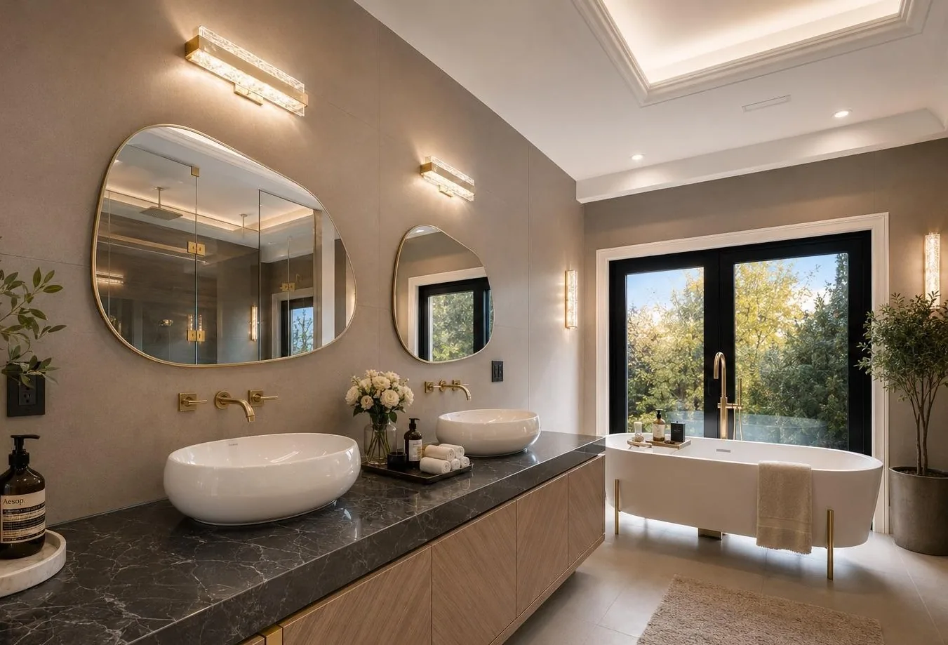 Kaizen Construction Group custom home — interior finishes