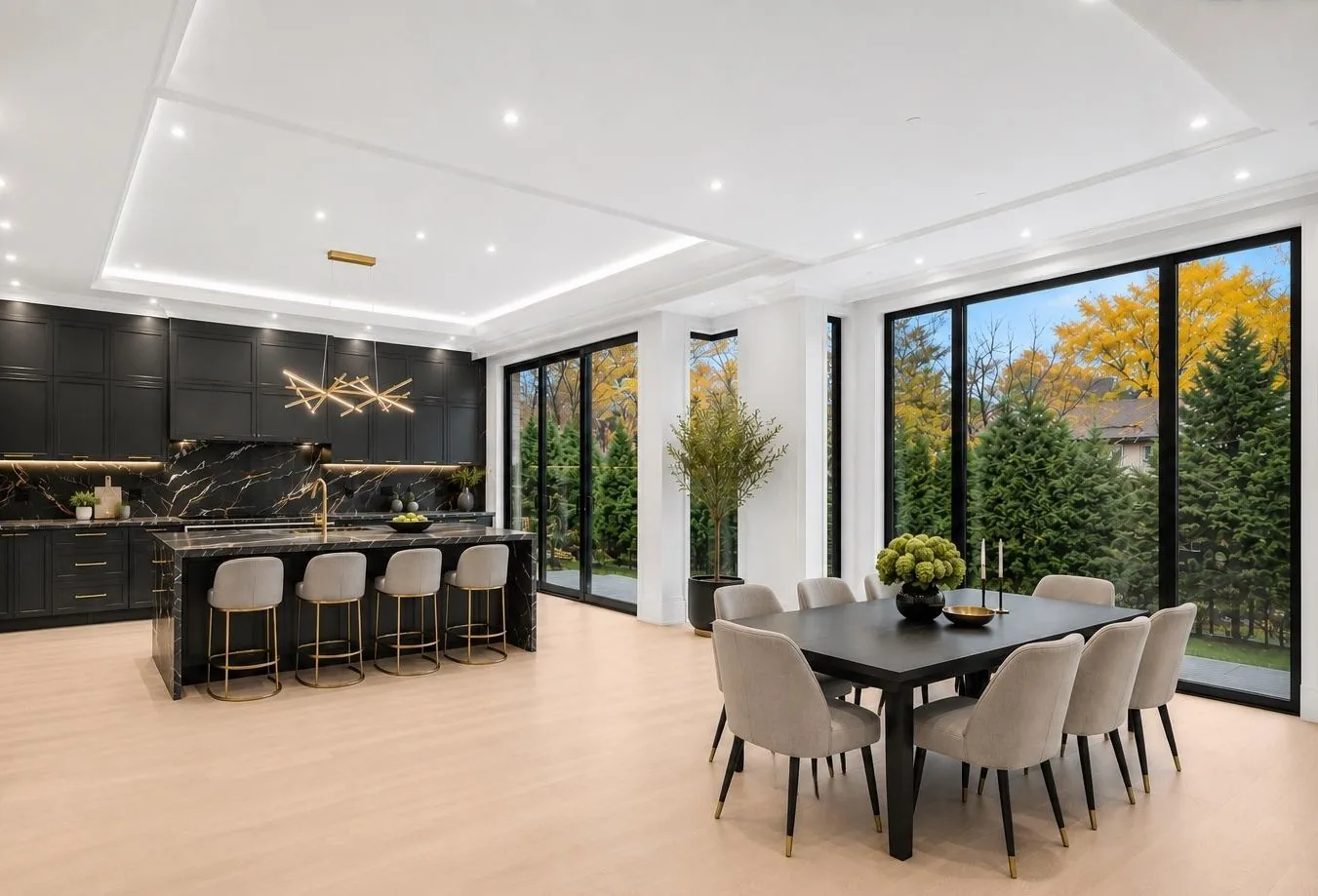Kaizen Construction Group custom home — interior finishes